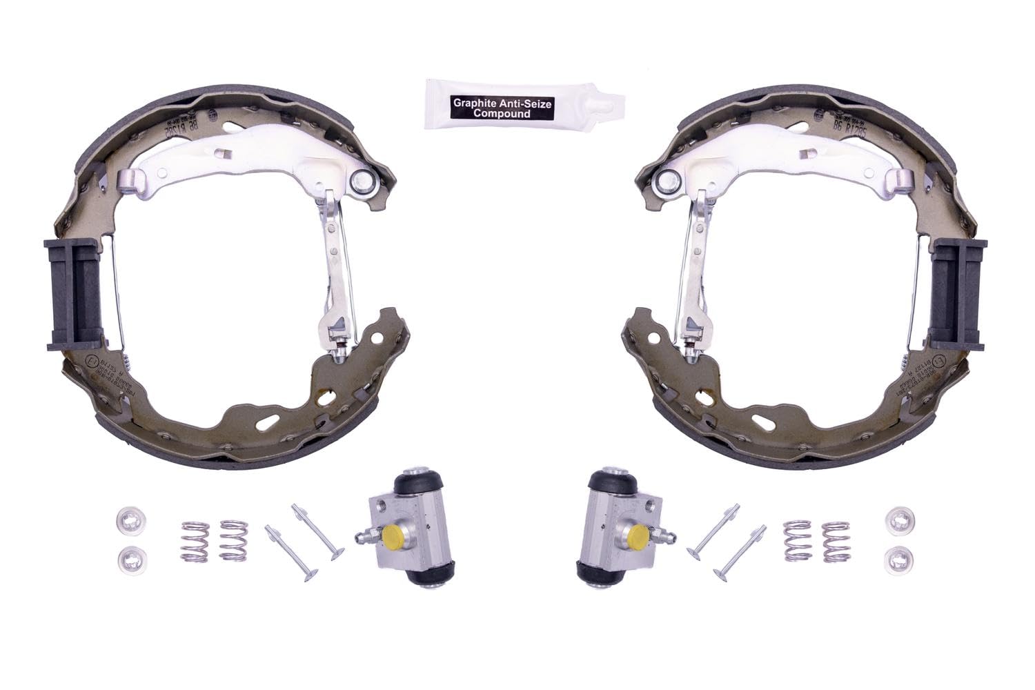HELLA PAGID 8DB 355 004-991 Zestaw szczęk hamulcowych - R1285 - System hamulcowy: Bosch - dla m. in. CITROEN / PEUGEOT / TOYOTA