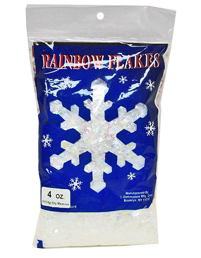 Darice Rainbow Snowflakes - Iridescent - 4 ounces
