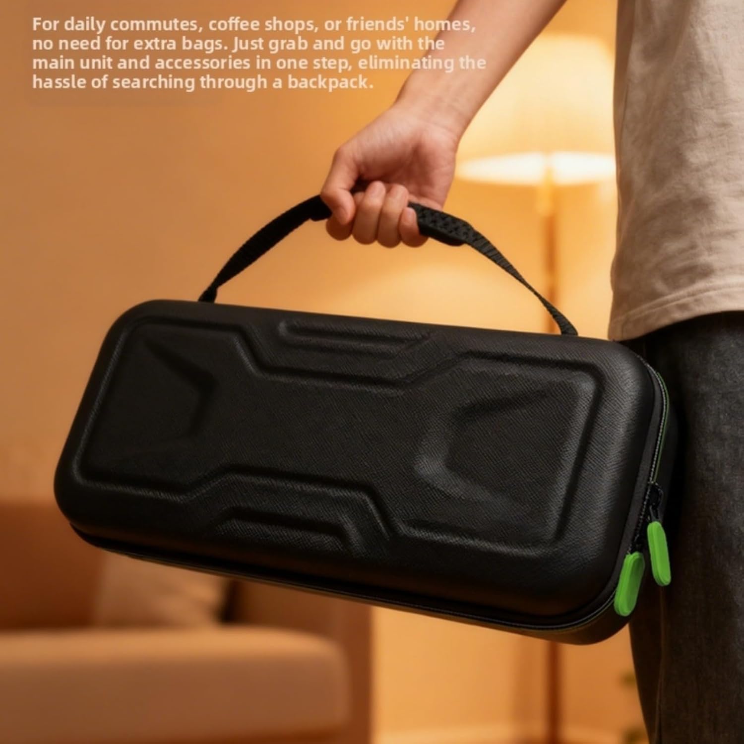 Étui rigide premium pour ASUS ROG Xbox Ally X / ROG Xbox Ally - Housse de transport avec double fermeture éclair, 2 capuchons de joystick et lingettes nettoyantes, 2 paires de protections d'écran (PU)