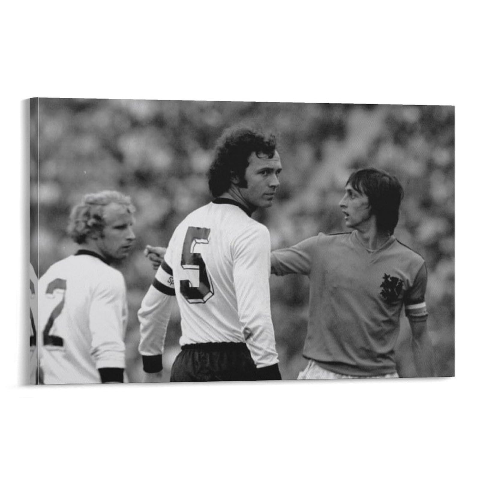 FCOIN Franz Beckenbauer Canvas Poster Poster Print Art Wall Painting Canvas Posters Modern Bedroom Decor 20x30inch(50x75cm)