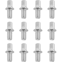 Lovelysp 12PCS M610mm drum key Grum key bolt Percussion stand accessory Pull rod Pedal shaft replacement accessory for percussion set screws