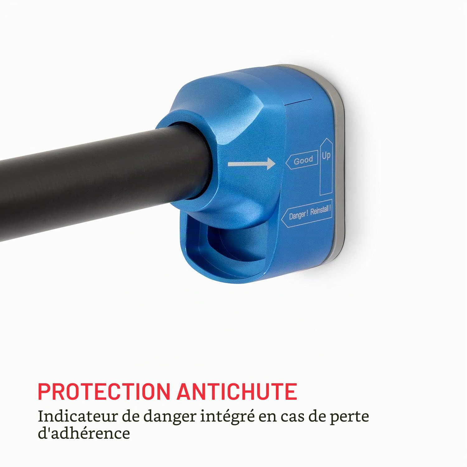 Faultier - Barre de Traction télescopique, Barre de Porte, Protection antichute, Support en Aluminium, sans vis, Rembourrage Manuel, 78-110 cm