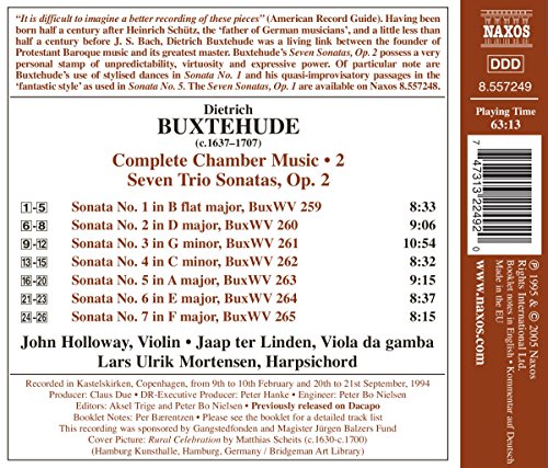 Seven Trio Sonatas Op 2