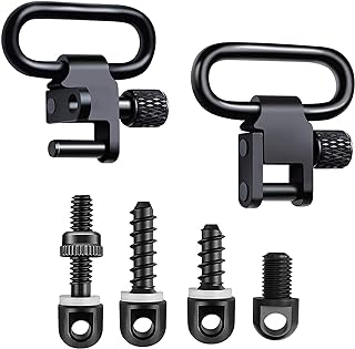 NEWVAVA YYHJ SHWEAPY Sling Swivel Studs Wood Screw Studs, Gun Sling Mounting Kit Studs Screws Set (1 inch) - YYHJ