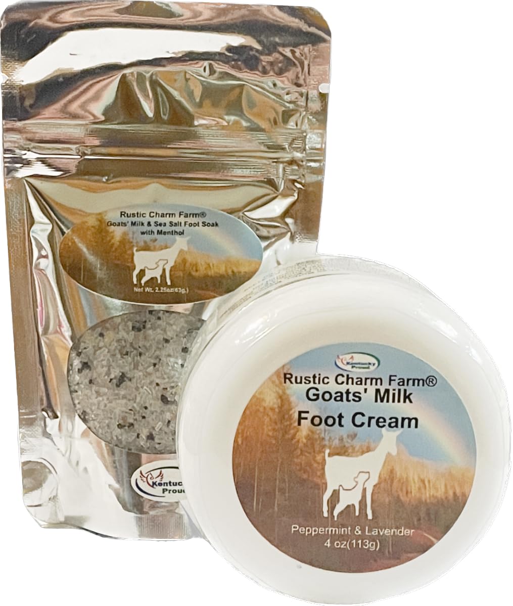 Goats Milk Foot Cream and Foot Soak