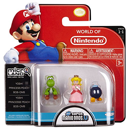 Preisvergleich Produktbild Nintendo Micro Figur 3er Pack-Bob-Om,Peach,Yoshi