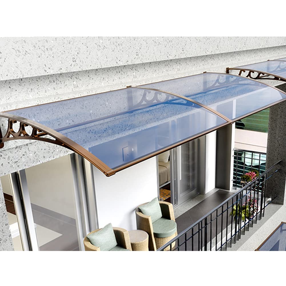 Front Door Canopy Outdoor Canopy, Rain Shade 80x120cm/100x120cm Patio - View #7