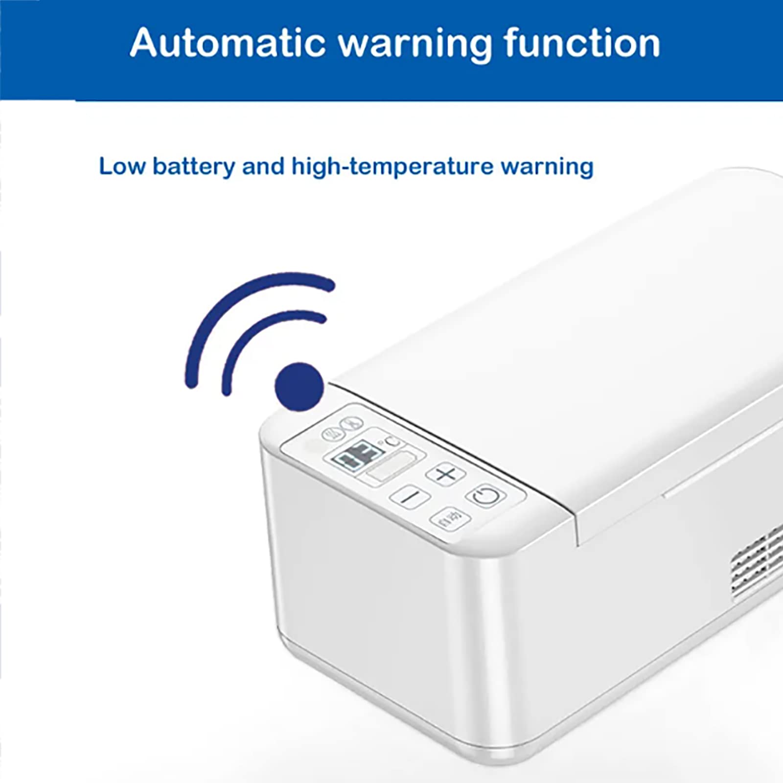 Dispositivo di Raffreddamento Portatile per Insulina, Scatola da Viaggio per Dispositivo di Raffreddamento Dell'insulina con Allarme, Controllo Preciso della Temperatura 35,6-68 ℉, per Anziani