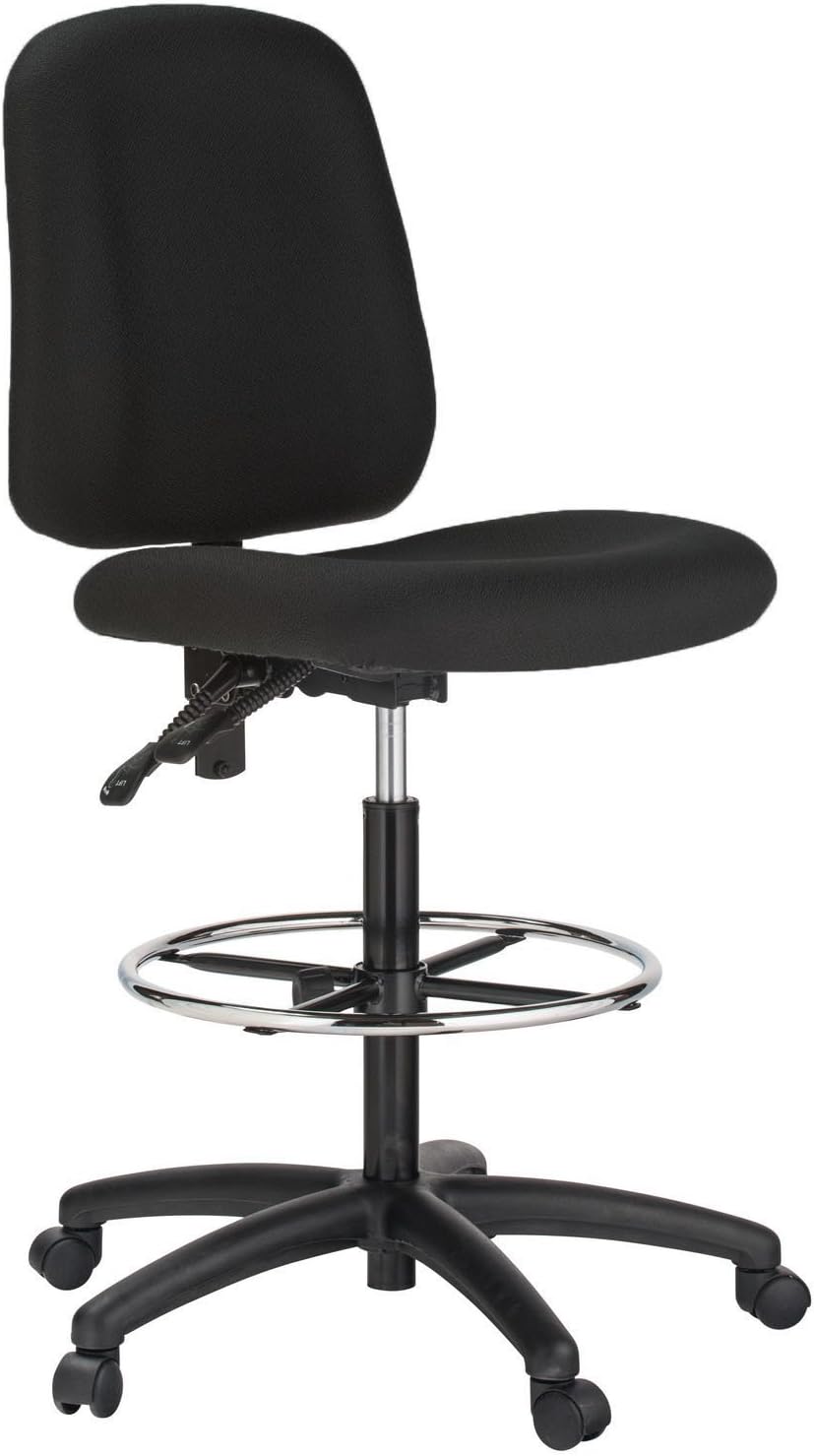 Contoured Dual Function Drafting Stool by Harwick