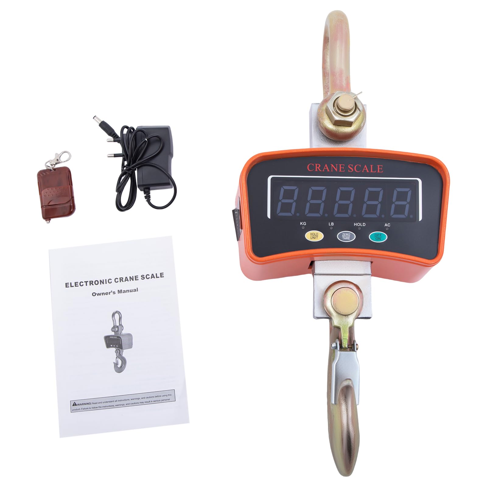 Bilancia per Gru 3000 kg 3T Heavy Duty Crane Scale Digitale con Telecomando