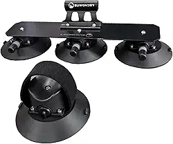 kowaku Suporte de bicicleta com ventosa para teto de carro, universal, fácil de instalar, em liga de alumínio, para bicicletas.