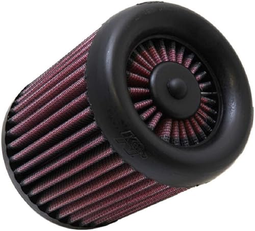 Miniatura 1 de K&N Filtro de aire universal X-Stream con abrazadera alto rendimiento, Premium, Filtro de repuesto Diámetro de la brida 2.4375 pulgadas, Altura del