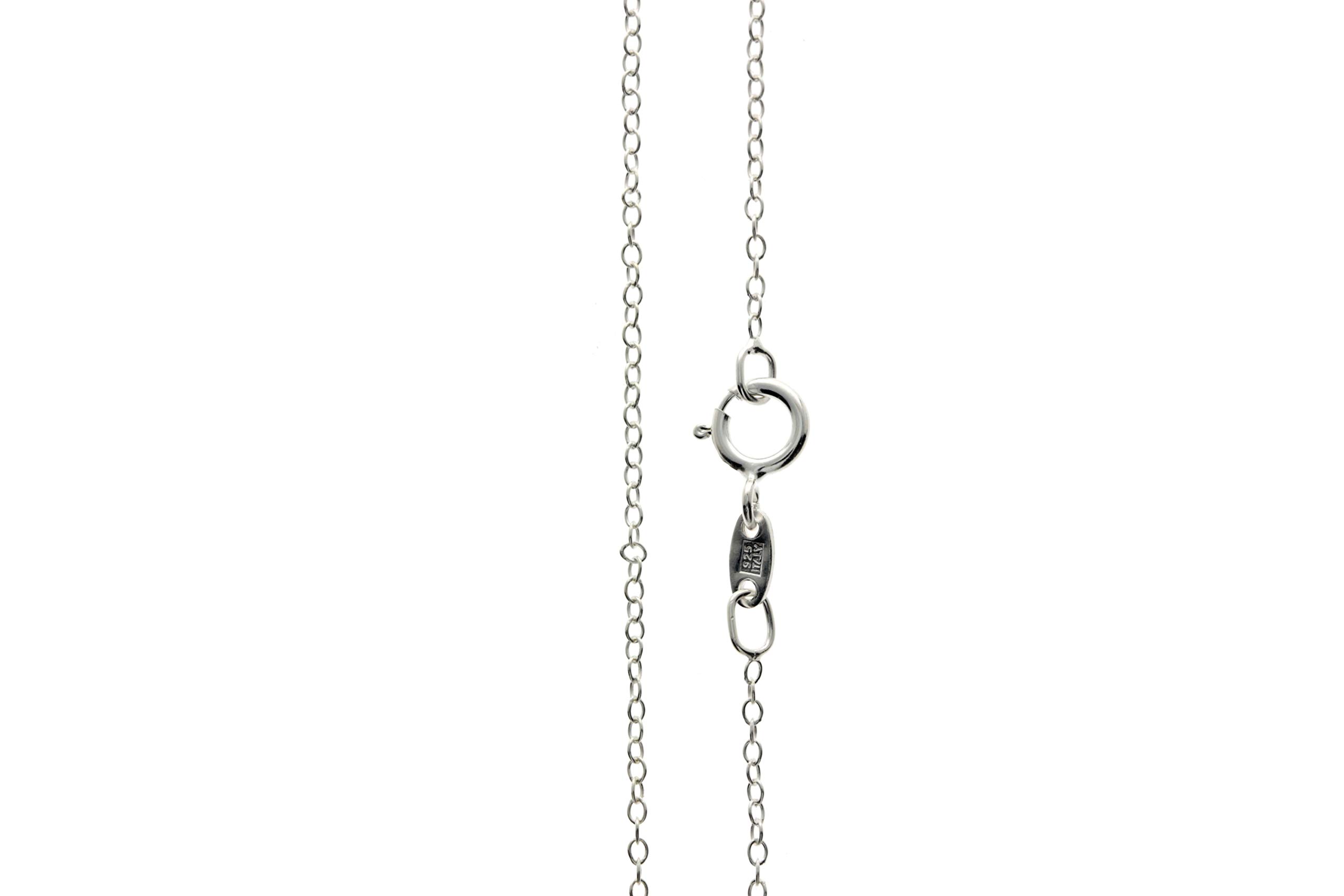 SilverAmber Jewellery Collana Donna a catena sottile in argento 925 - cordoli, traccia, coreana, serpente e altro, vari stili e misure prodotto in Italia GCH