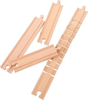 TOYANDONA 3 Peças De Blocos De Construção De Trilhos De Trem Trilhos De Madeira Trilhos De Madeira Brinquedos Infantis Brinquedo De Madeira Kidcraft Playset Terno Para Crianças Mini