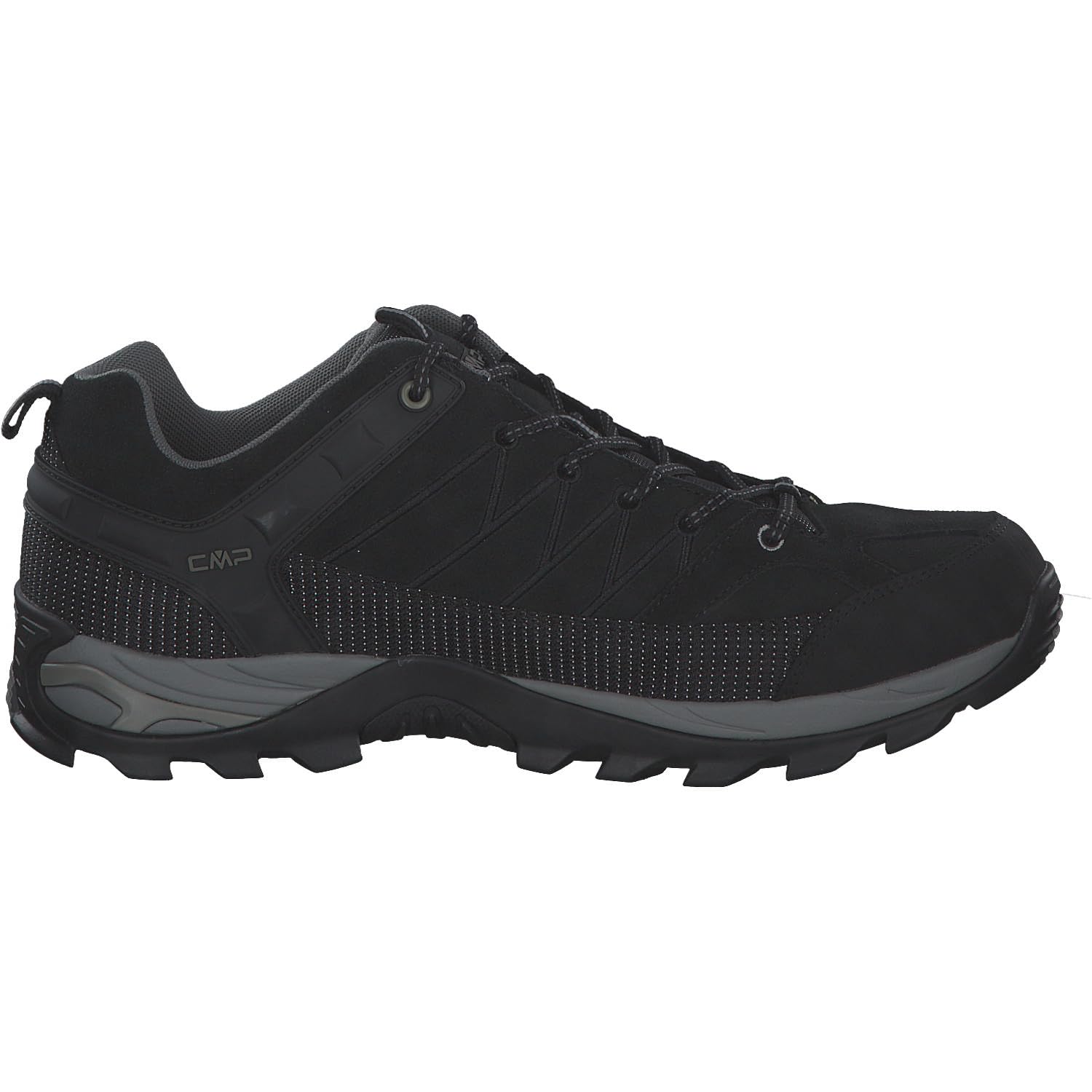CMP Rigel Low Trekking Shoes Wp, Scarpe da trekking Uomo, Nero-Grey 73UC, 41 EU