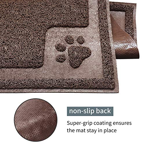 SHUNAI Pet Feeding Mat for Dogs and Cats 24 x 16 Inches Flexible and Waterproof Dog Bowl Mat for Food and Water, Easy to… - Image 5
