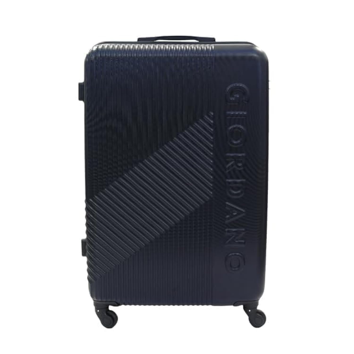 Logo Series Check-In Large Suitcase Navy Blue, ABS Hard Shell Lightweight Durable 4 Wheels Luggage Trolley Bag 28" With Secure 3 Digit Number Lock.