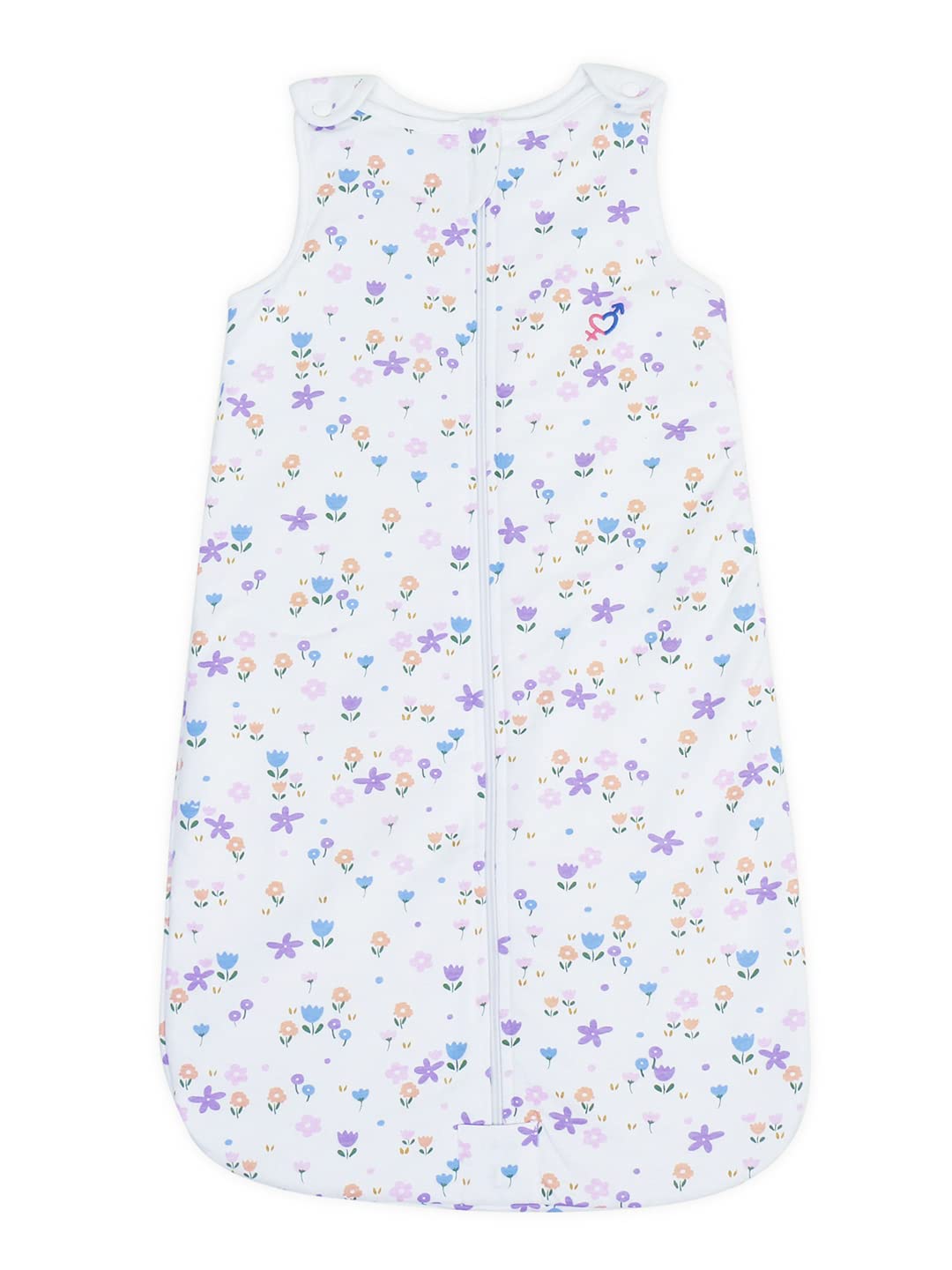 Haus & Kinder Dreamsack Cotton Sleeping Bag, Quilted Layer, Size (6-9months), TOG 1 (Ditsy Floral)