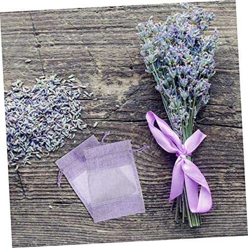 10 bolsas de saquitos perfumados de lavanda con cordón miniatura 4