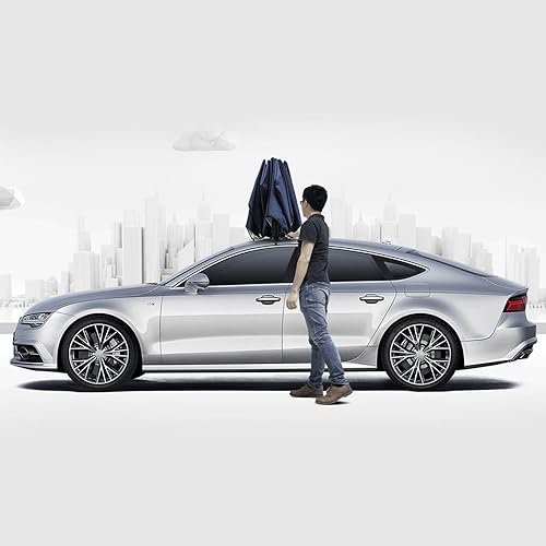 Miniatura 2 de Toldo universal para el auto, plegable, portátil, protección para el vehículo, paraguas para el auto, cubierta para protegerlo del sol