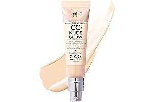 IT Cosmetics CC+ Nude Glow - Lightweight Foundation + Glow Serum with SPF 40