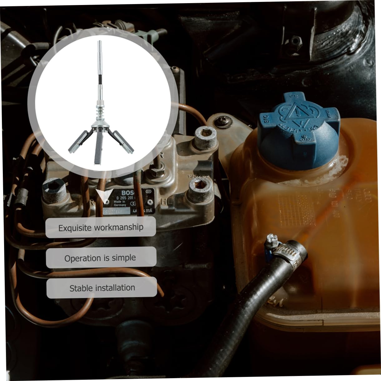 BELLIFFY 3pcs Engine Cylinder Hone Accessories Flexibility Professional Honing Tool