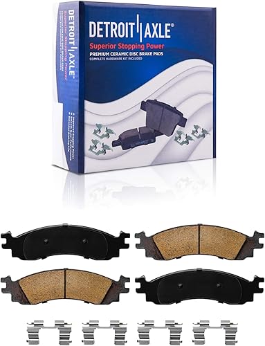 Miniatura 86 de Detroit Axle - Pastillas de Freno Delantero para Chevrolet Captiva Sport Equinox Pontiac Torrent Saturn Vue Suzuki XL-7, Pastillas de Freno Cerámica