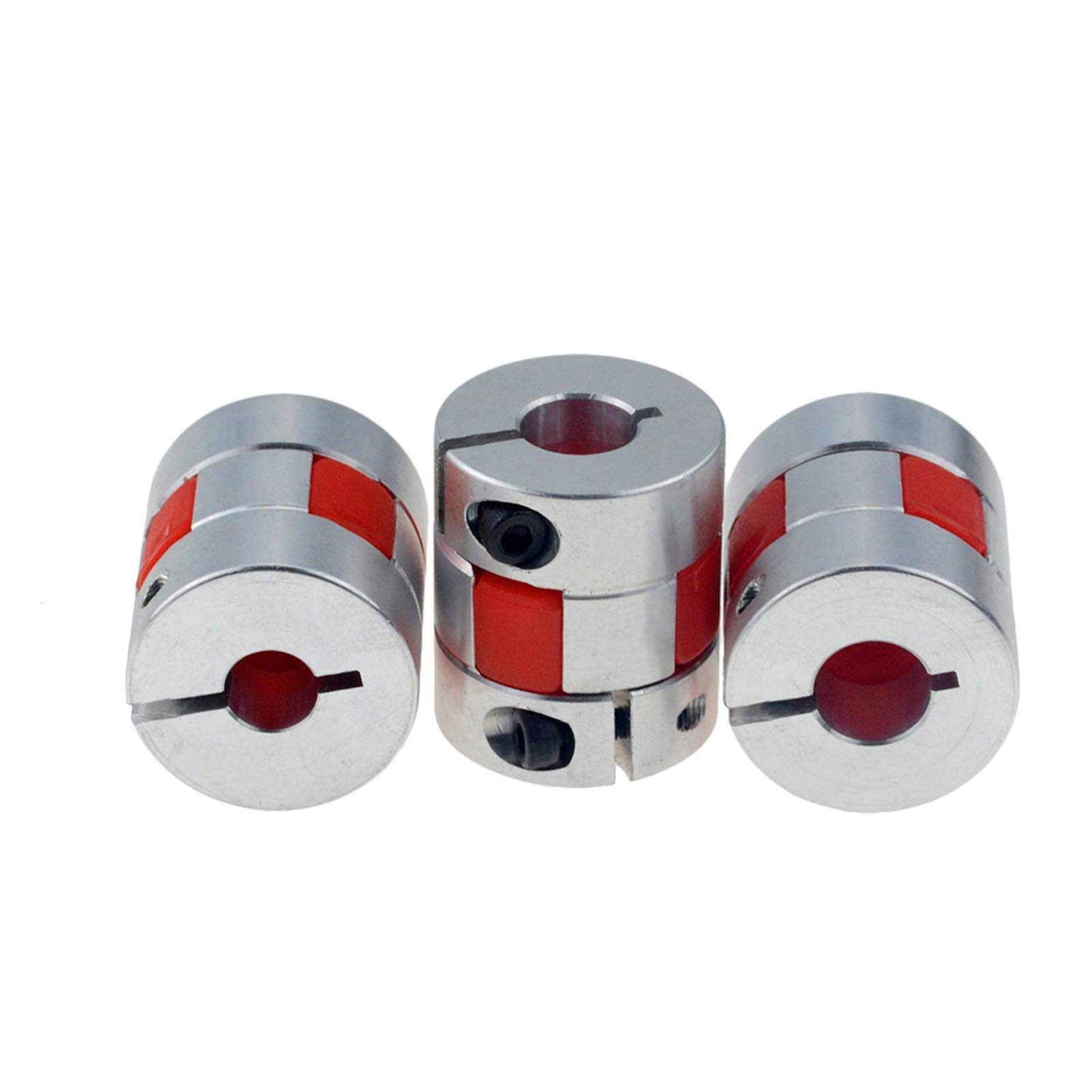 BREAKA Acoplamientos Flexibles de Ciruela de 4 Piezas, tamaño 5 * 6 mm, diámetro Exterior 20 mm, Longitud 25 mm, utilizados principalmente for conectar Motores, Motores Paso a Paso, etc.