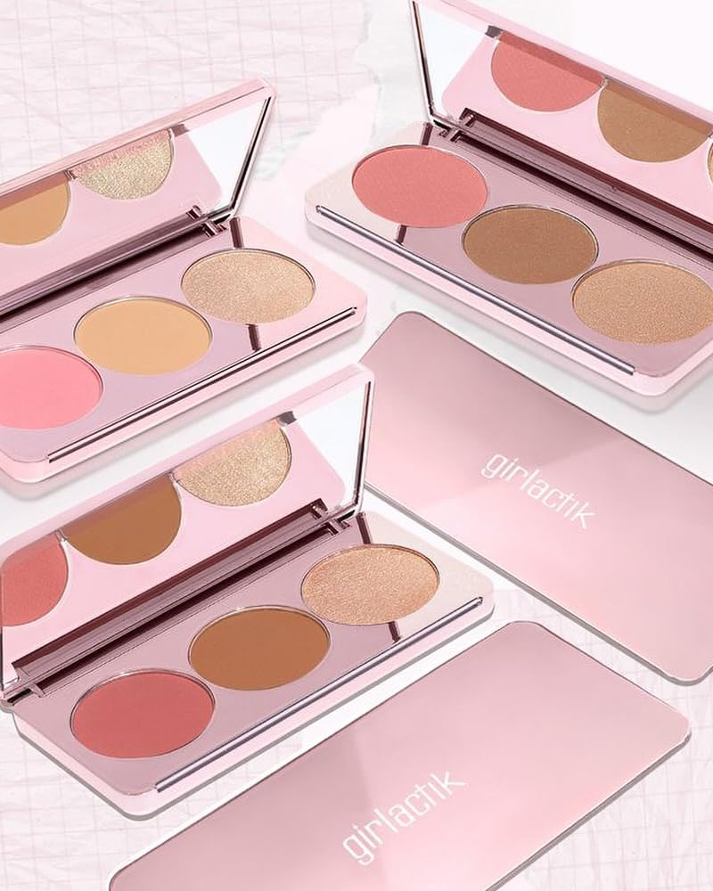 Amazon.com : Girlactik Blush Me & Glow Face Palette – Blush