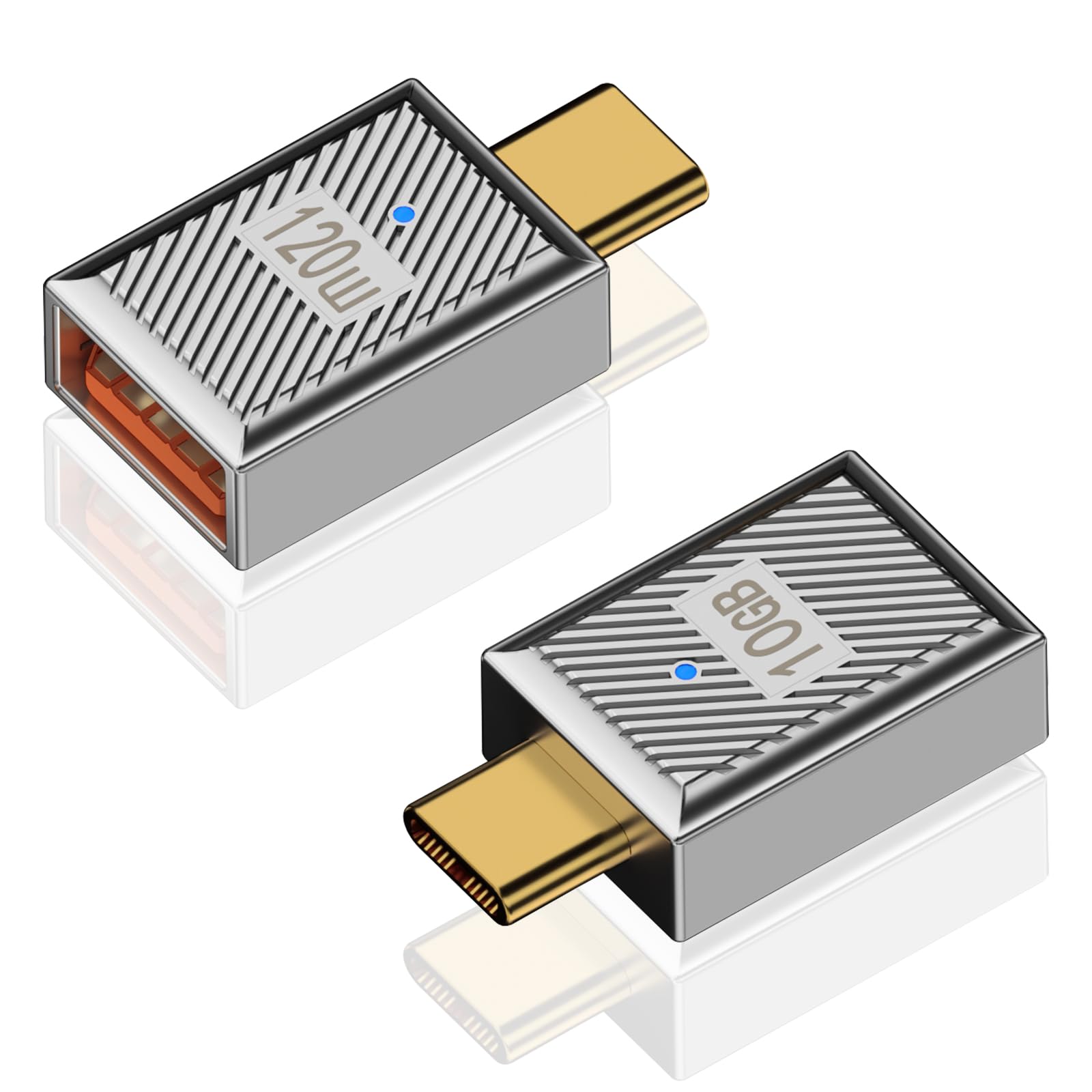 Duttek USB C auf USB A Adapter, 10Gbps USB C Stecker auf USB