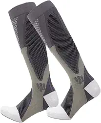 Meia de Alta Compressão Profissional Estimula Circulação Corrida Ciclismo Varizes Alívio