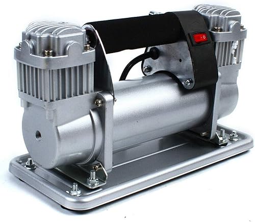 Inflador de neumáticos de coche de alta resistencia de 150-200 PSI, bomba de compresor de aire portátil para neumáticos de automóvil, doble