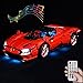 Produktbild KYLI Upgrade LED Beleuchtung mit Ton Fernbedienung für Lego Ferrari Daytona sp3, Beleuchtungsset Kompatibel Mit Lego Technik 42143 (Lego Modell Nicht Enthalten)