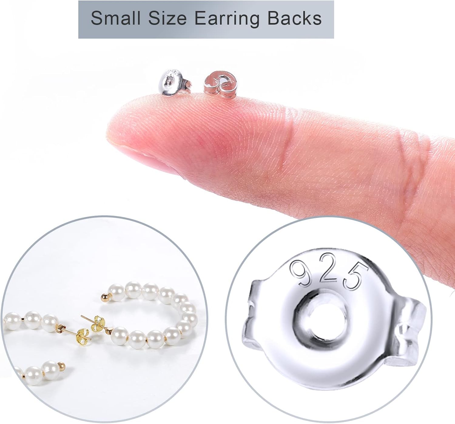 28Pcs Earring Backs, 14 Pairs Earring Backs for Studs Screw on Ear