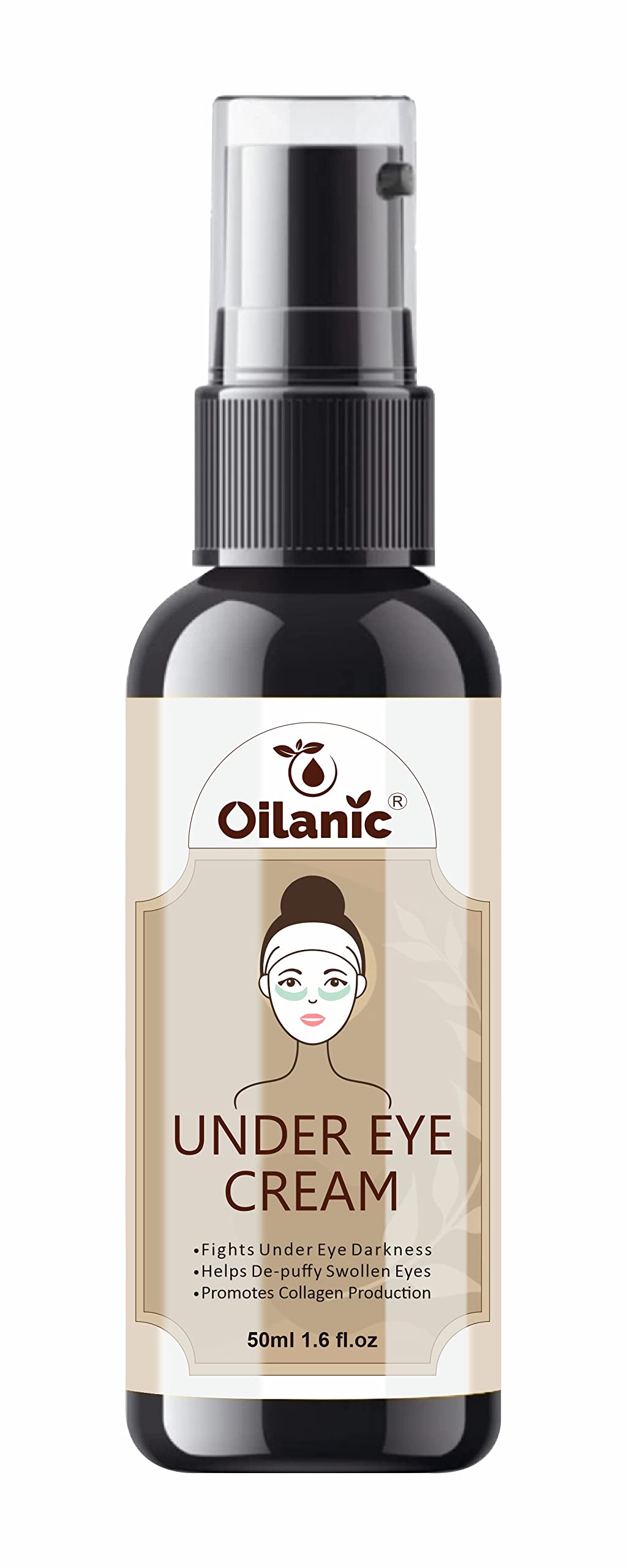 Under Eye Cream for Dark Circles for Men and Women (Pack of 1, 50ml)|Under Eye Cream for Wrinkles Fine Lines Natural and Hydrating Cream for Puffy Eyes|-image-11