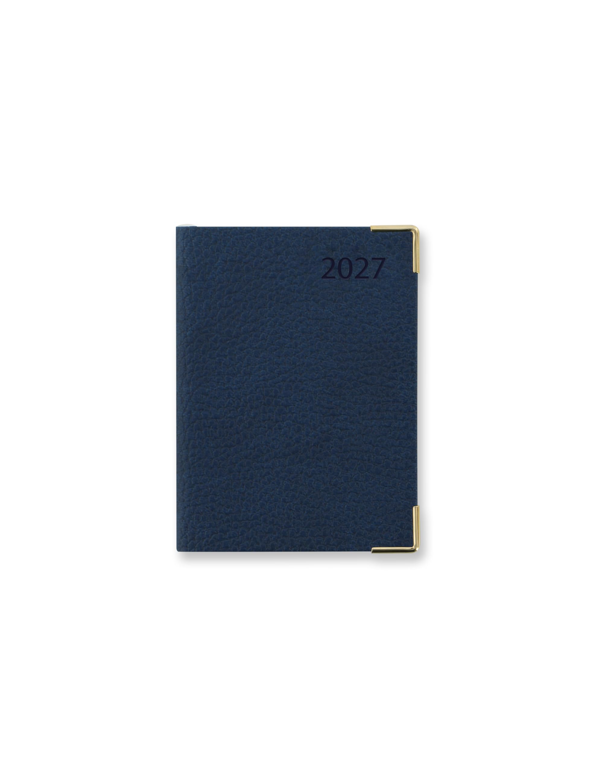 Letts of London Connoisseur Mini Pocket week to view 2027 diary - Blue 27-TC3EPBL