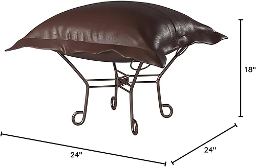 Miniatura 136 de Howard Elliott - Silla de asiento con tapa, asiento alternativo multiusos con marco de titanio, muebles de patio para campamento, hogar, interior y