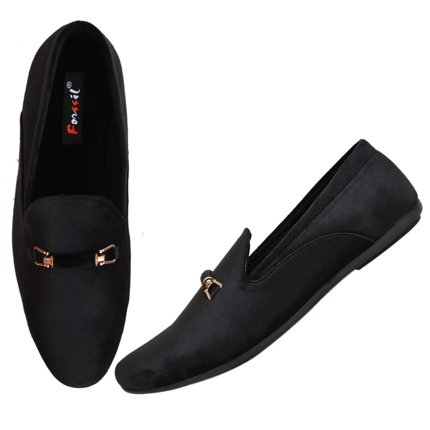 forssil Present Present Buckled Velvet Formal Casual Slip-on Loafers Shoes for Men and Boys (FSL-0521)-picture-20