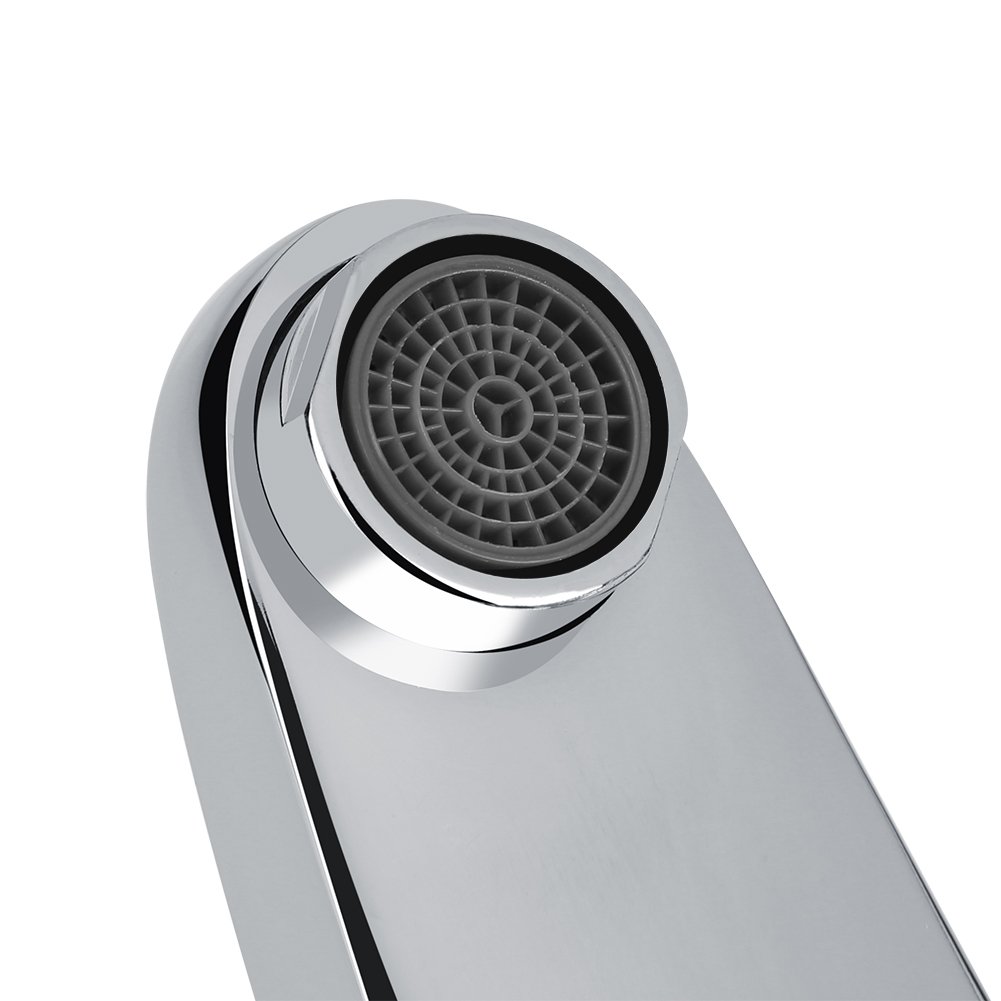 Grifo Automático con Sensor de Infrarrojos, Grifo de Agua Fría para Fregadero Grifos para Fregadero de Baño sin Contacto con Caja de Control para Manos Libres Kitchen