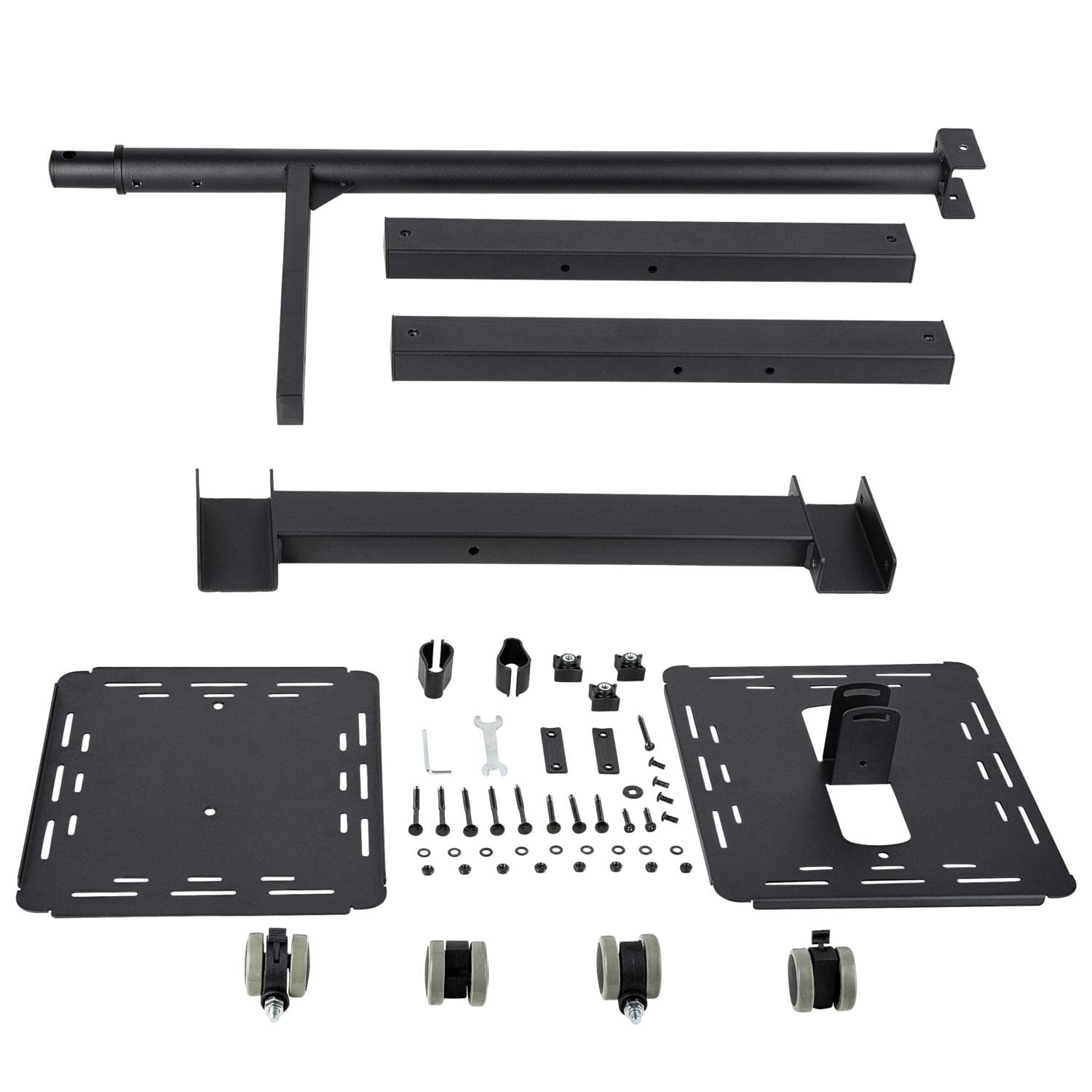 StarTech.com Table Vidéoprojecteur Support Projecteur Robuste 2 Étagères 10kg Hauteur Réglable Chariot Mobile Roues Vérouillables