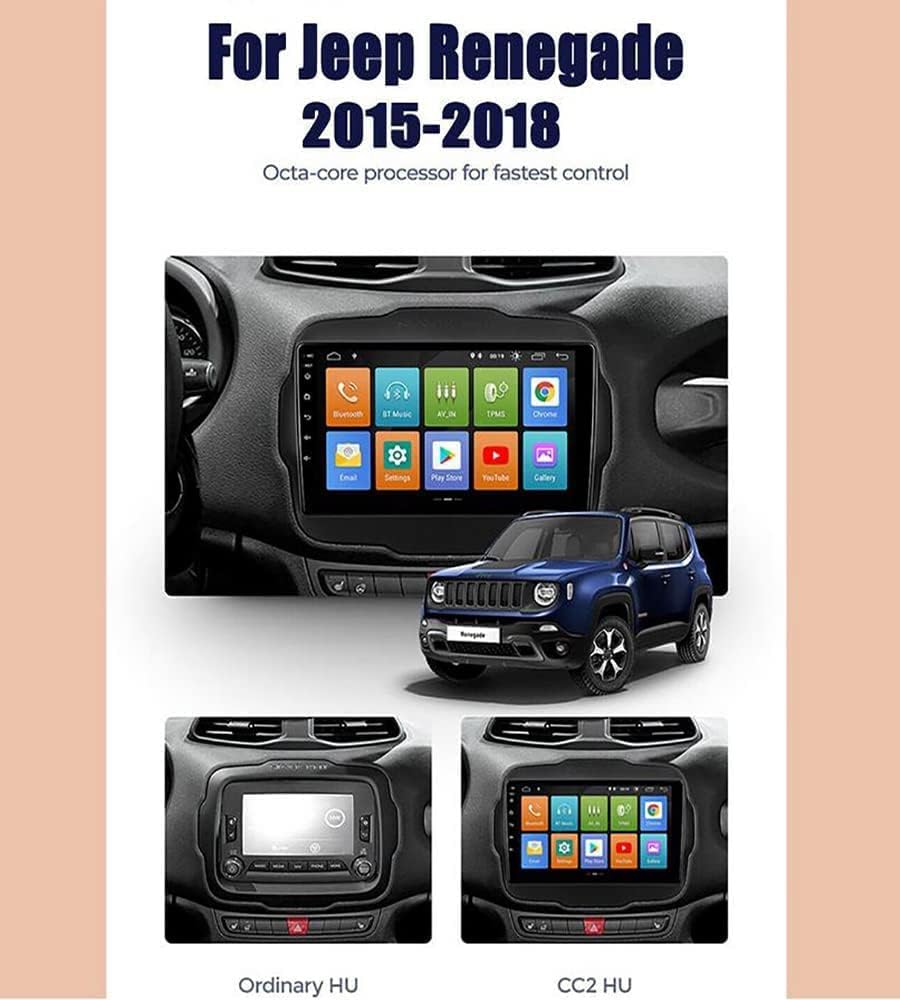 Front view of the ZBARK 9-inch Android 12 Car Radio unit