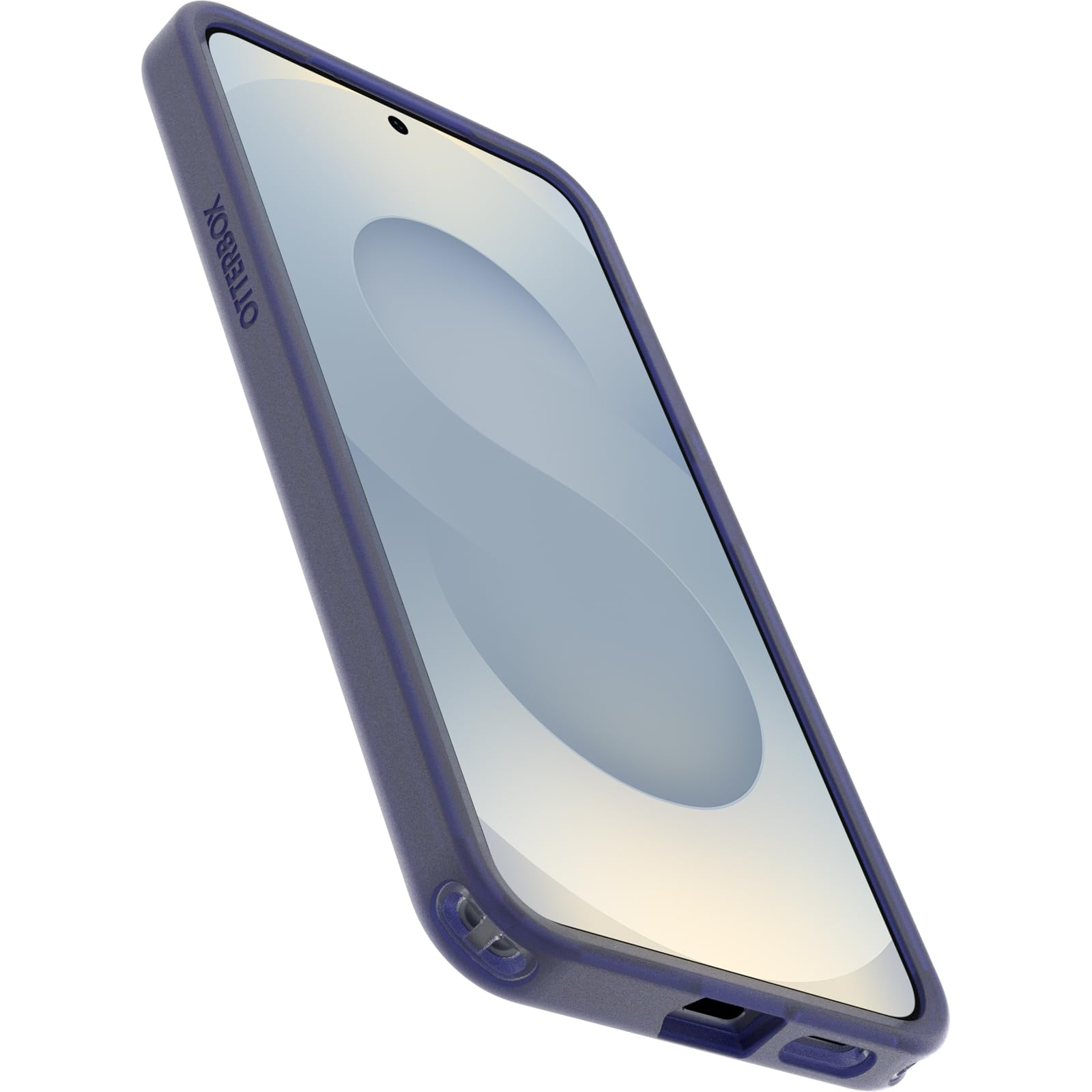 OtterBox Cover Symmetry Series Soft Touch per Samsung Galaxy S25, custodia protettiva sottile antiurto, a prova di caduta, testata 3x vs norme MIL-STD 810G, Blu/Viola