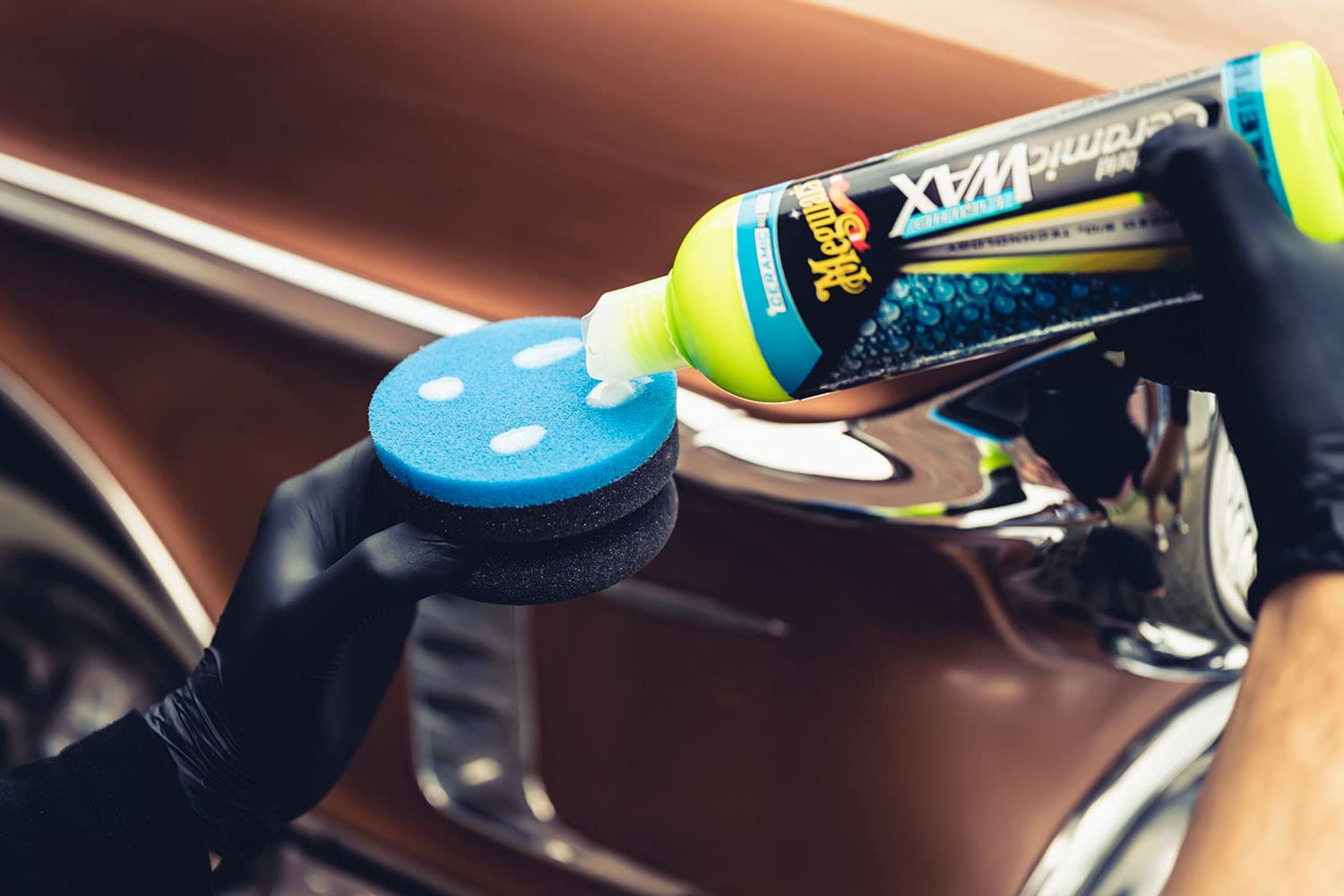detailmate Auto Pflegeset für die optimale Handwäsche mit Meguiars Hybrid Ceramic Wax Liquid (Ceramic Liquid Wax Set)