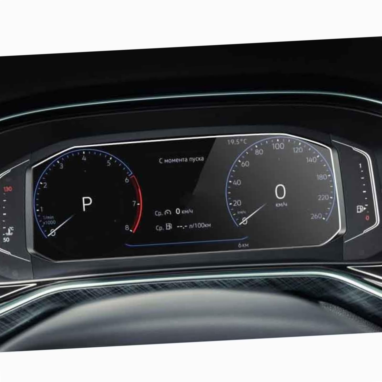 Protector de pantalla para VW Taos 2022 en vidrio templado antirrayas 6