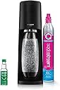 sodastream Terra Soda Streaming Machine - STARTER KIT - Sparkling Water Maker with CO2 & Bubly Drop - Eco-Friendly, No Batteries Needed - Black