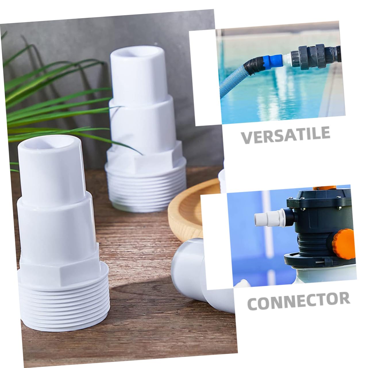 VANZACK 9piezas Adaptador De Bomba De Piscina De Manguera De Filtración Instalación Fugas Compatible Sistemas De