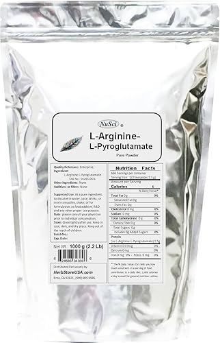 L-Arginina L-piroglutamato 35.27 oz (2.2 lb, 35.2 oz) Polvo puro