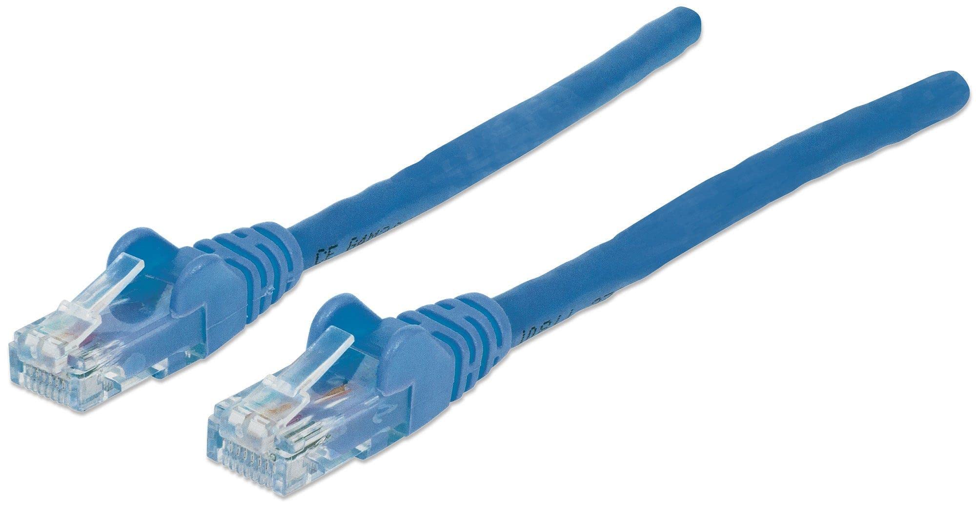 Intellinet 730464 Network Cable, Cat6, UTP, RJ45 Male/ RJ45 Male, 20.0 m (70 ft.), Blue