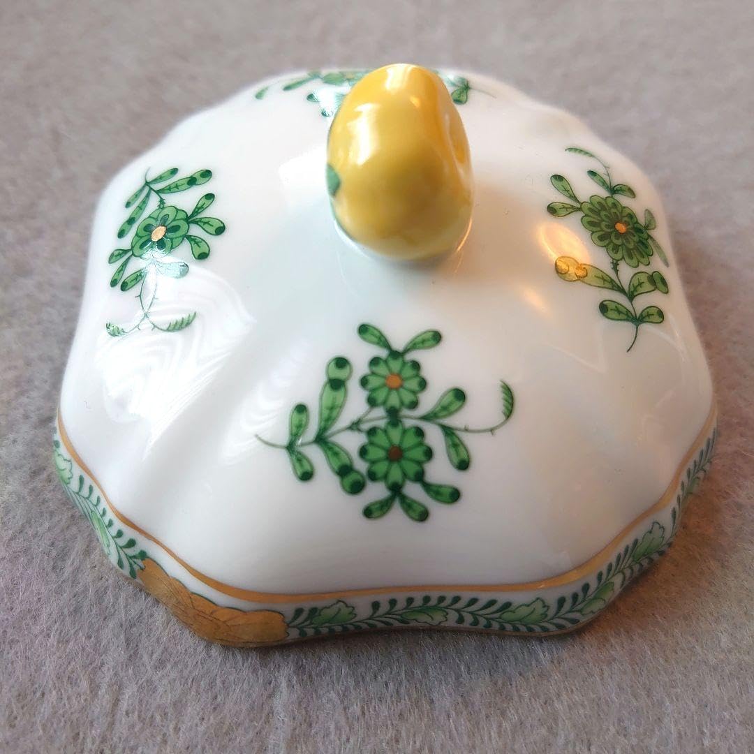 herend ヘレ ンド アポニー・グリーン アシツキボックストマト herend