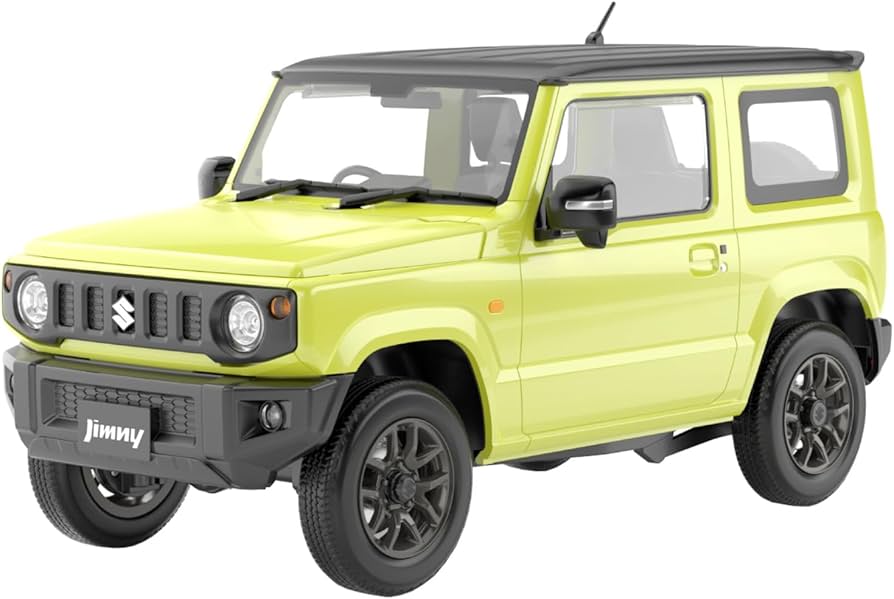 Amazon.com: Aoshima JB64 Jimny 2018 Kinetic Yellow 1:24 Scale
